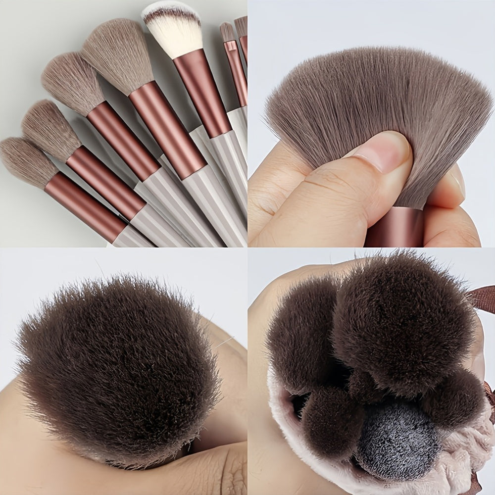 Complete Makeup Brush Set with 13/20/33pcs, Featuring Soft Brushes, Beauty Blenders, Puffs, And More to Meet All Your Beauty Requirements, Suitable for Everyone from Beginners to Professionals. A Perfect Gift for Birthdays, C