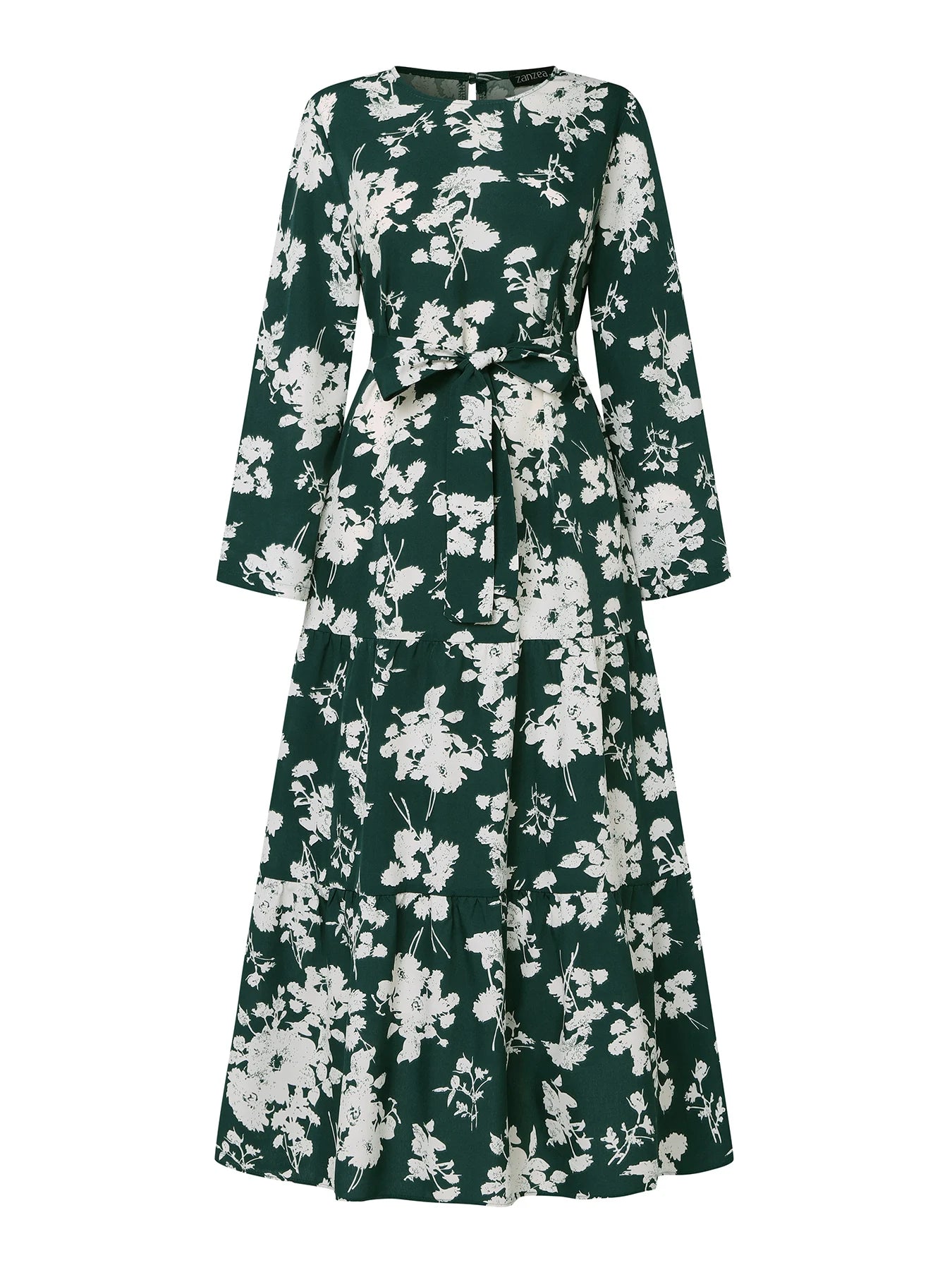 ZANZEA Spring Floral Printed Dress