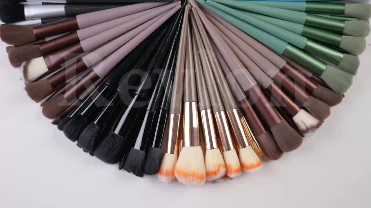 Complete Makeup Brush Set with 13/20/33pcs, Featuring Soft Brushes, Beauty Blenders, Puffs, And More to Meet All Your Beauty Requirements, Suitable for Everyone from Beginners to Professionals. A Perfect Gift for Birthdays, C